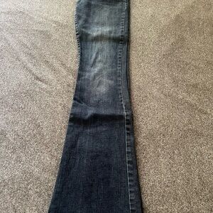 Abercrombie & Fitch Dark Faded Wash Flare Jeans
